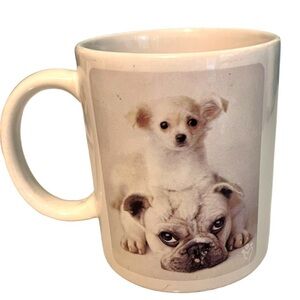 RachaelHale Mug White Chihuahua Bulldog Dissero Brands
